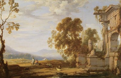 Paysage avec ruines - Pierre Patel